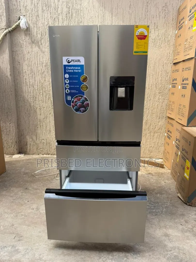Pearl Durable French Door Side by Side Fridge 531 Litres