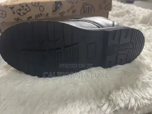 Black Leather Shoe for Boys