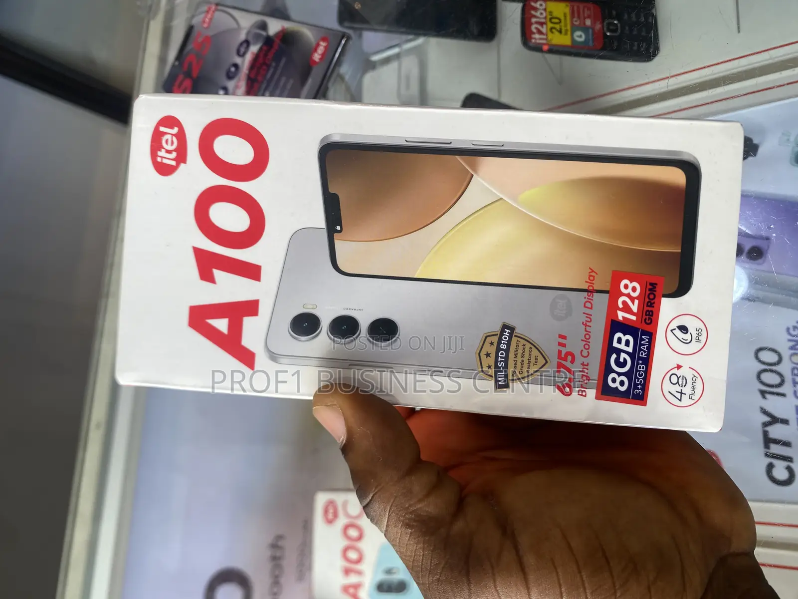 New Itel A100 128 GB Black