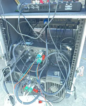 Full Set of Sound System ( Ev Speakers and Full Rack)