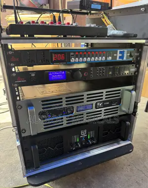 Full Set of Sound System ( Ev Speakers and Full Rack)