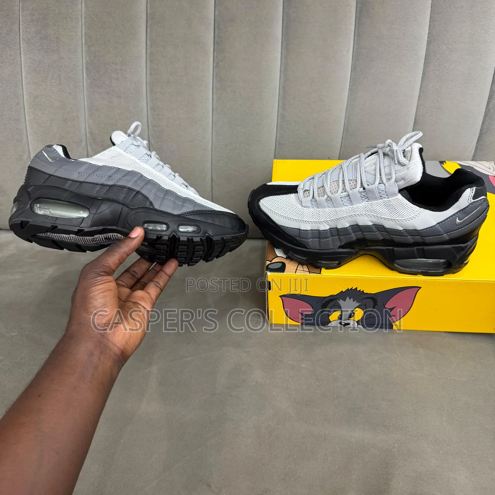 Nike Air Max 95 Sneaker in a Black and Grey Gradient Colorway