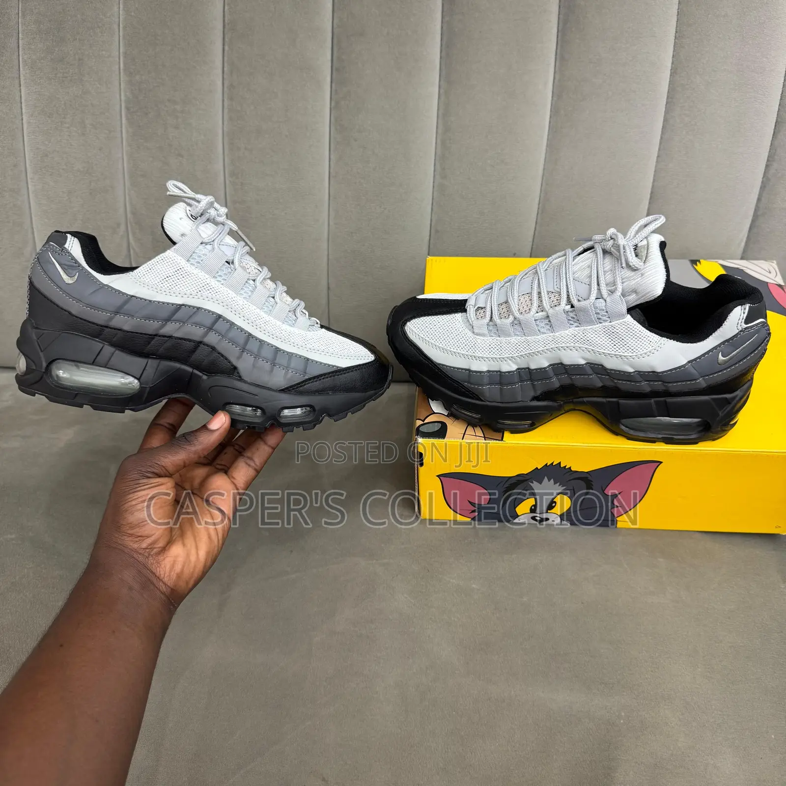 Nike Air Max 95 Sneaker in a Black and Grey Gradient Colorway