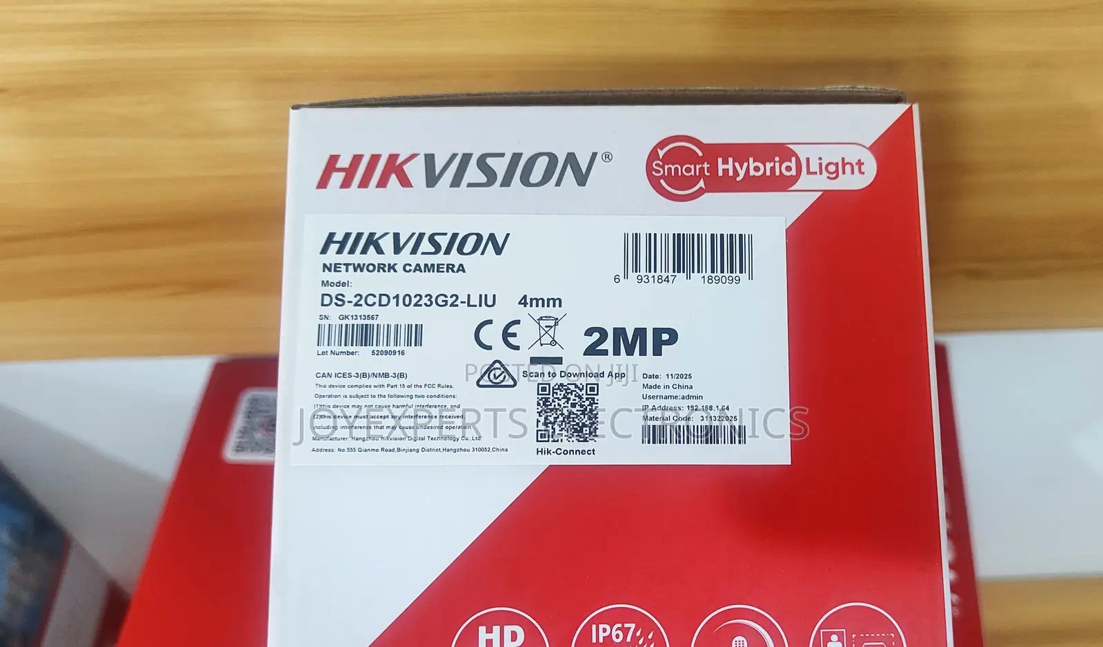2mp Smart Hybrid Light Bullet Ip Camera (