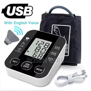 Portable Arm Voice Blood Pressure Monitor Sphygmomanometer Bp Machine