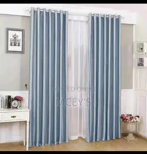 Sea Blue Sunblock Curtains