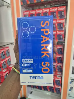 New Tecno Spark 50 128 GB Black