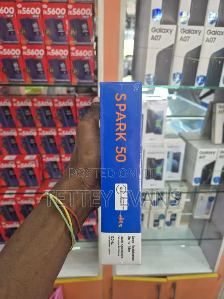 New Tecno Spark 50 128 GB Black