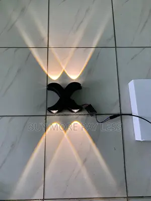 A Black Led Up and Down Wall Sconce Light
