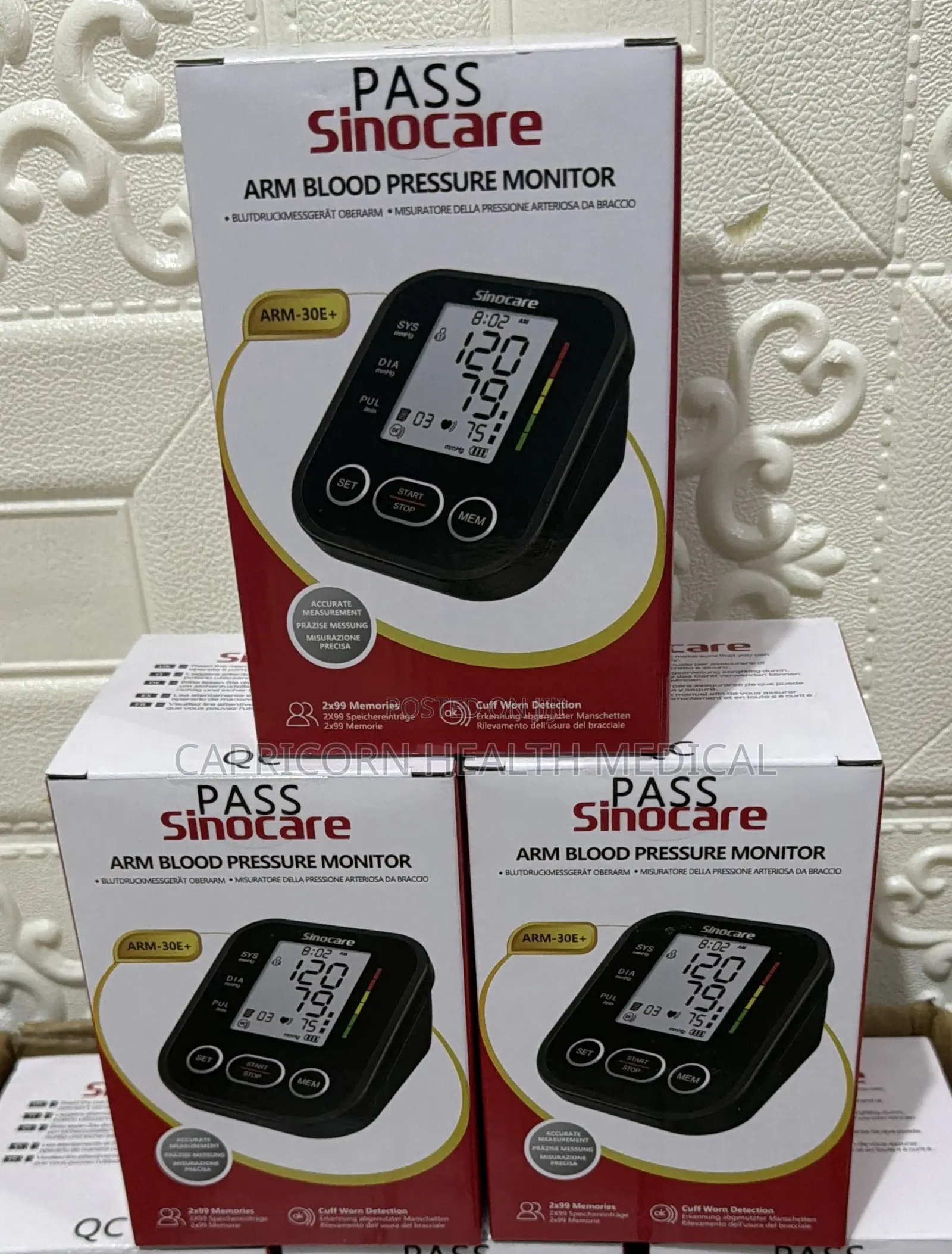 Sinocare Blood Pressure Bp Monitor or Machine
