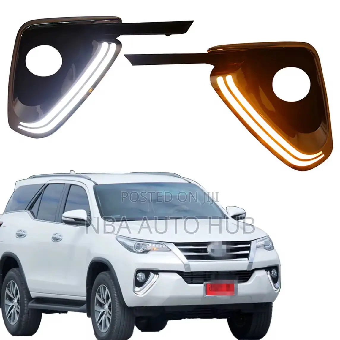 Toyota Fortuner 2015-2020 Led DRL Driving Fog Lamps