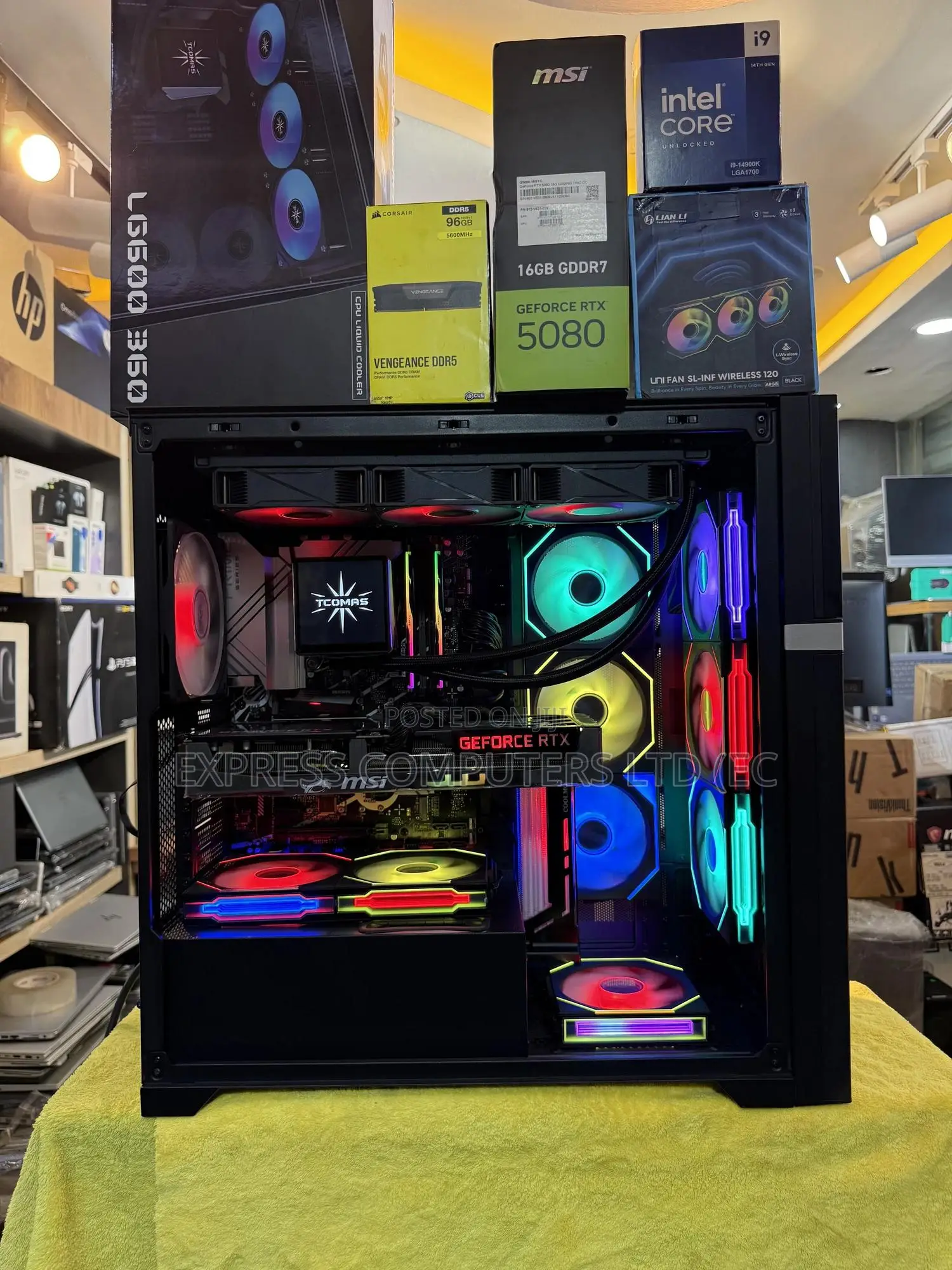 New Desktop Computer Asus 96GB Intel Core i9 SSD 4T