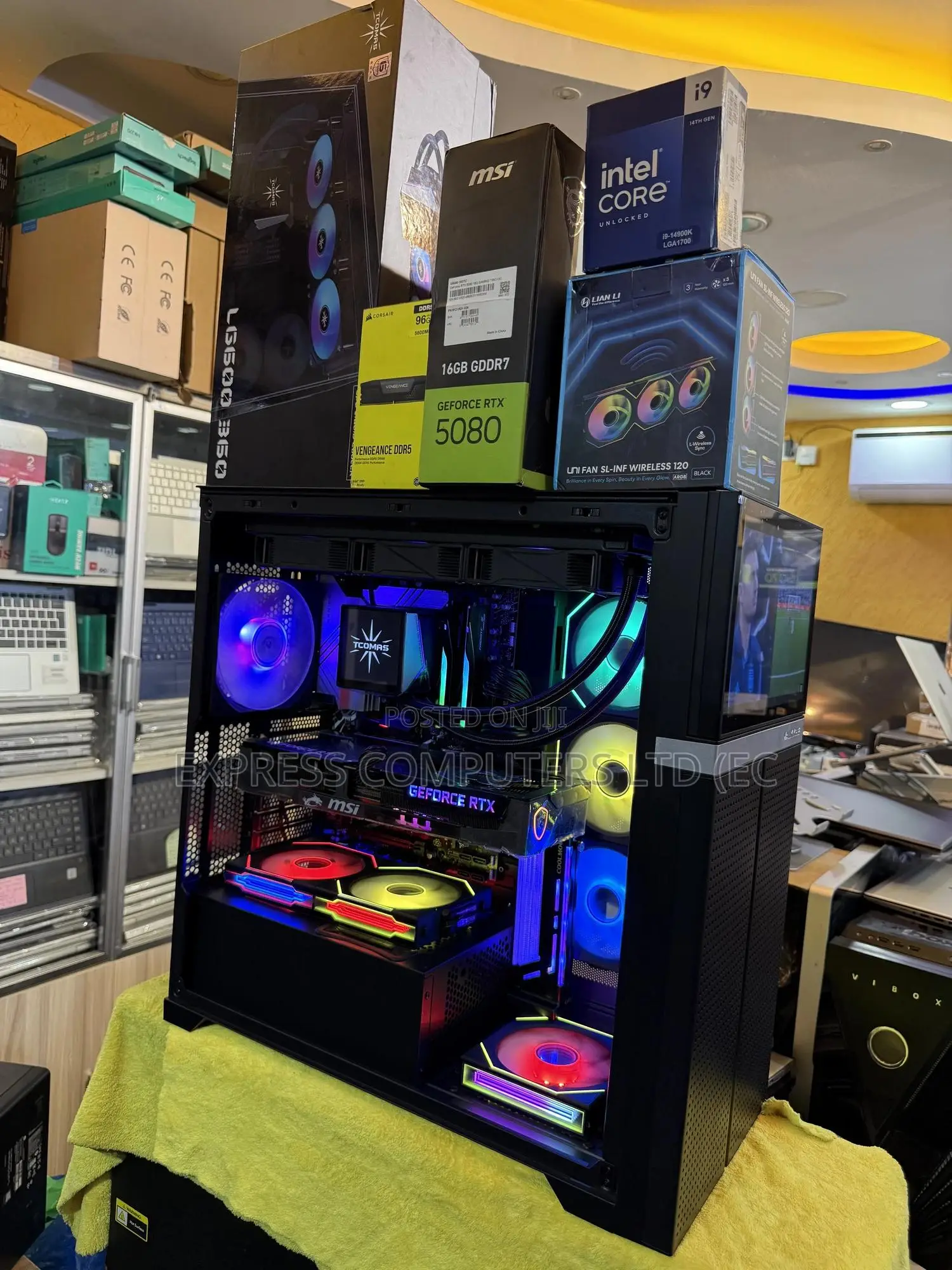 New Desktop Computer Asus 96GB Intel Core i9 SSD 4T