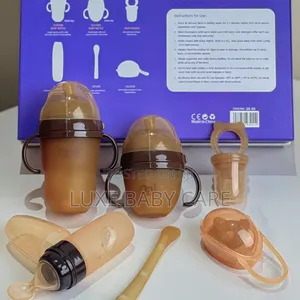 Dr Gym Silicone Milk Bottle Set