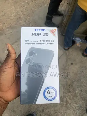 New Tecno Pop 20 64 GB Black