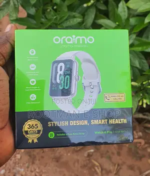 Oraimo Watch 6 Pro ( 2 Straps )