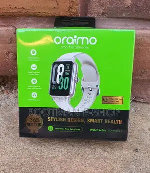 Watch 6 Pro 1.69'' Full Touch Smart Watch ( 2straps ) Oraimo