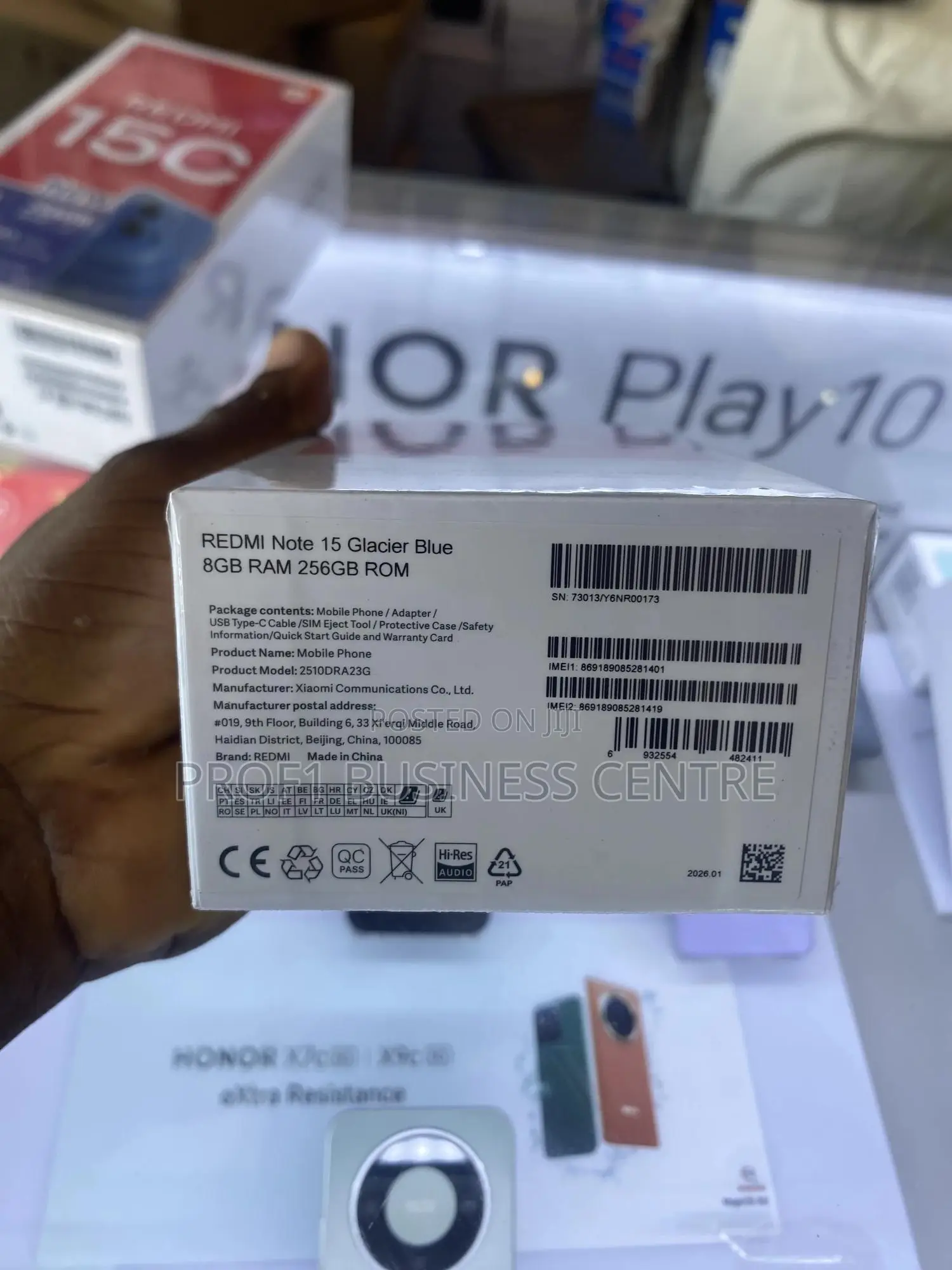 New Xiaomi Redmi Note 15 256 GB Blue