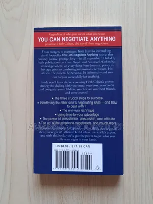 You Can Negotiate Anything (Small)