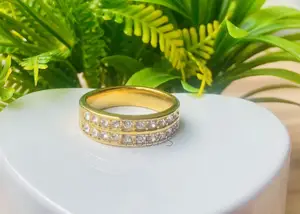 Zirconia Waterproof Engagement/Promise Ring