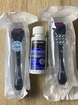 Combo of Kirkland Minoxidil and Derma Roller