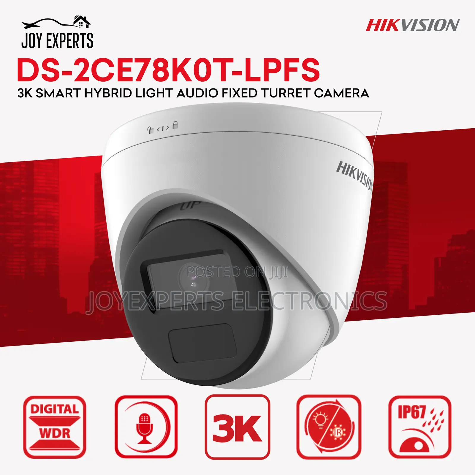 Smart Hybrid Turret Camera (Ds-2ce78k0t-Lpfs)