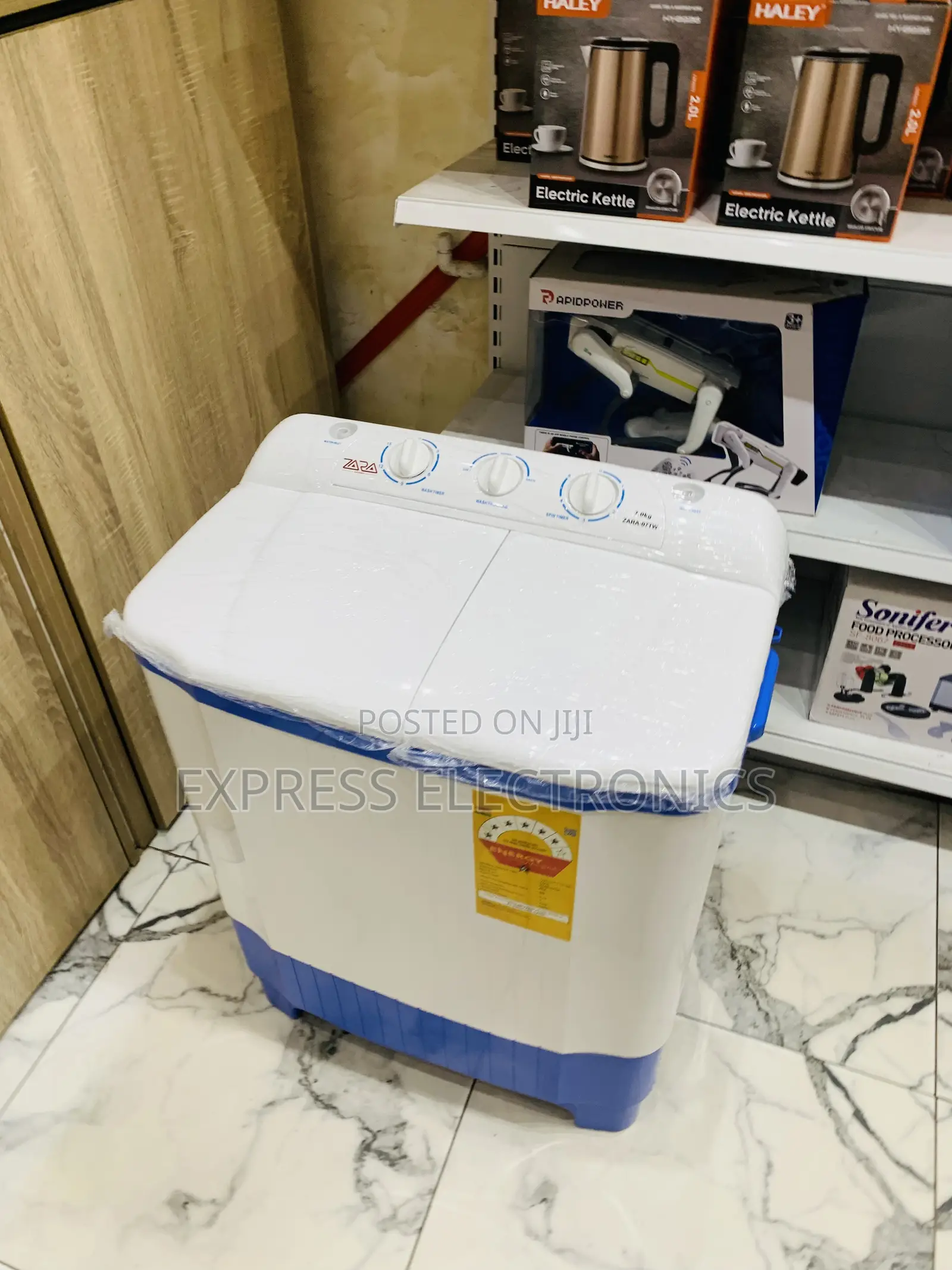 Pure Copper Motor Semi Automatic Wm Topload Twintub Nasco 7kg