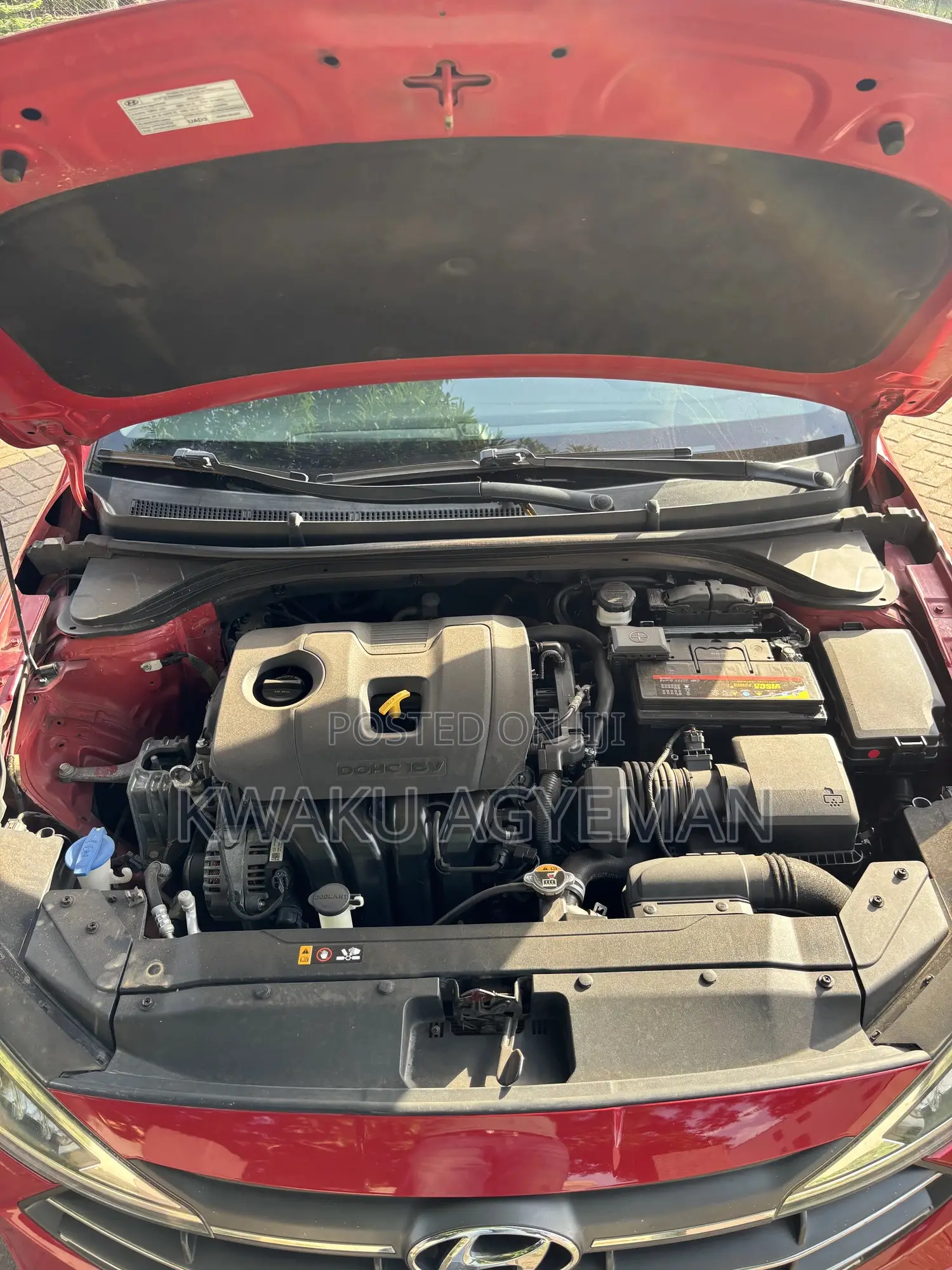 Hyundai Elantra Limited 2019 Red