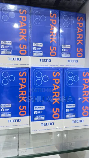New Tecno Spark 50 128 GB Blue