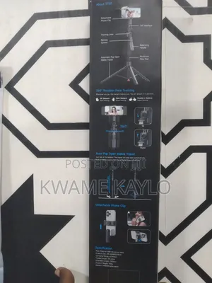 Tt07 Tracking Gimbal Ai Selfie Stick/Tripod