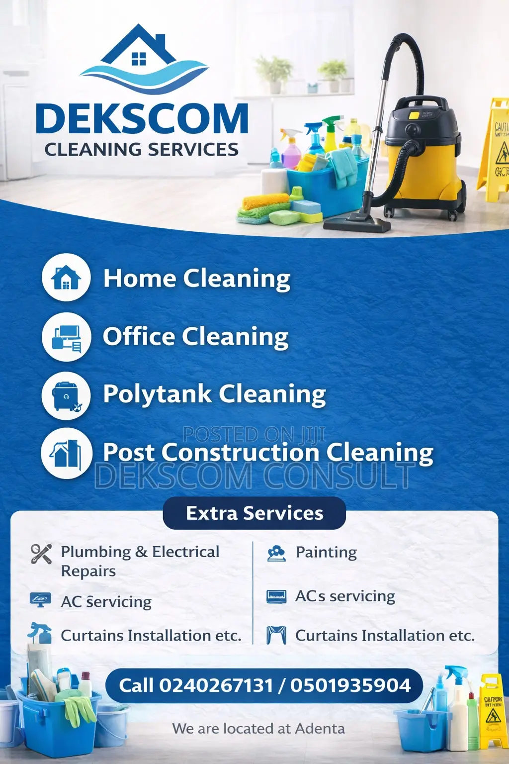 Professional Household and Office Cleaning Services
