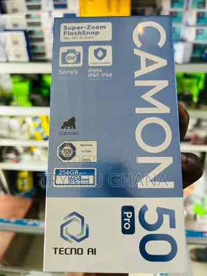 New Tecno Camon 50 Pro 256 GB Blue