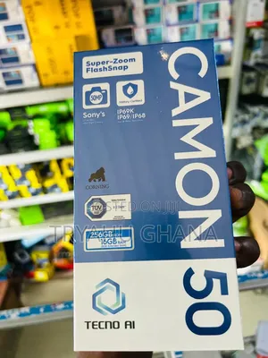 New Tecno Camon 50 256 GB Blue