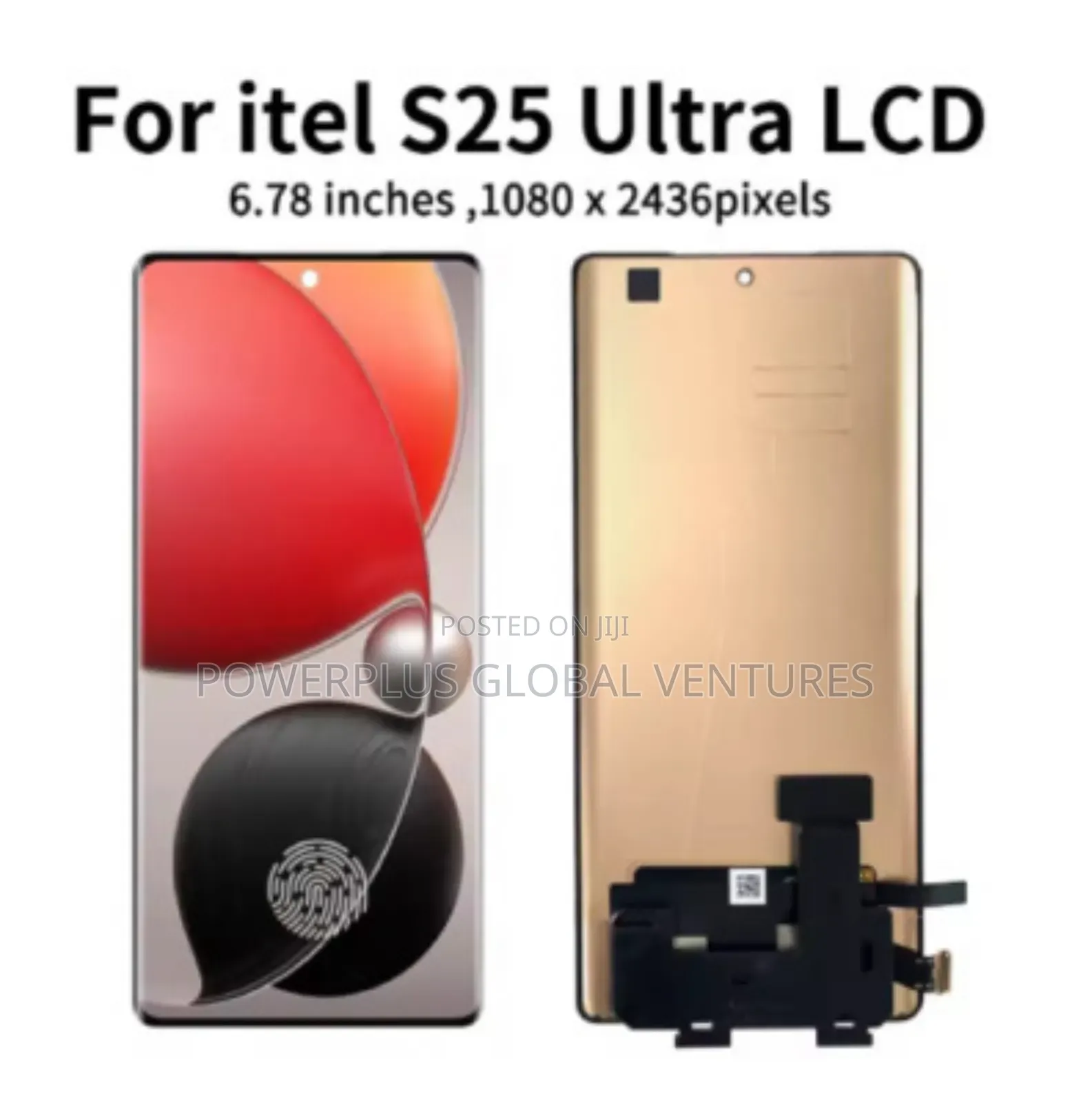 Itel S25 Ultra Original Oled Replacement Screen