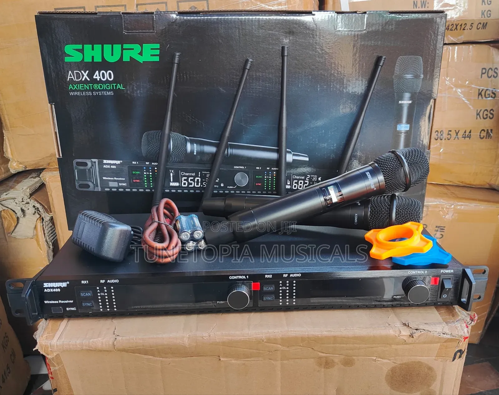 Shure Adx400 Dual-Channel Wireless Microphone (2in1)