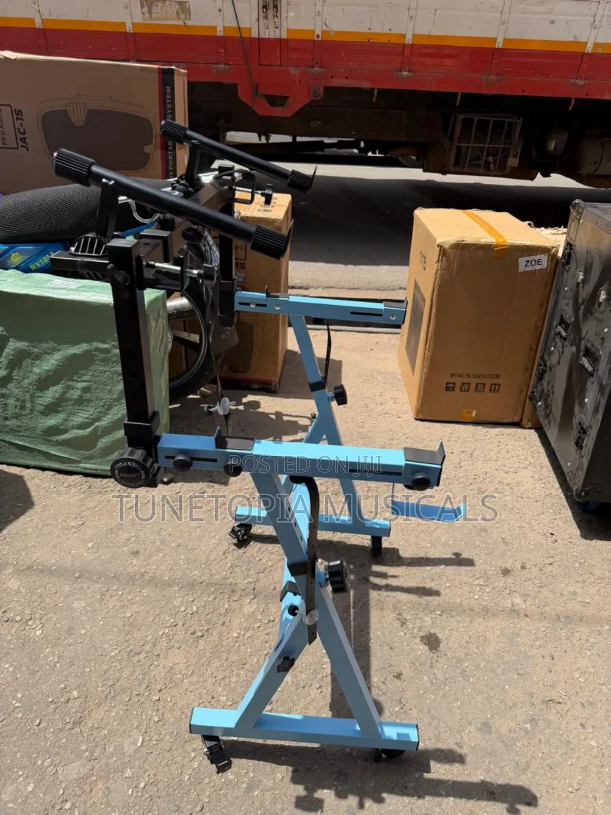 Z-Style Heavy-Duty Piano Stand ( Double)