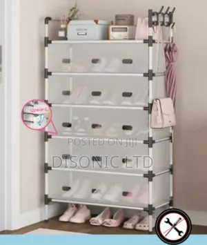 6 Tier Shoe Rack With Covers