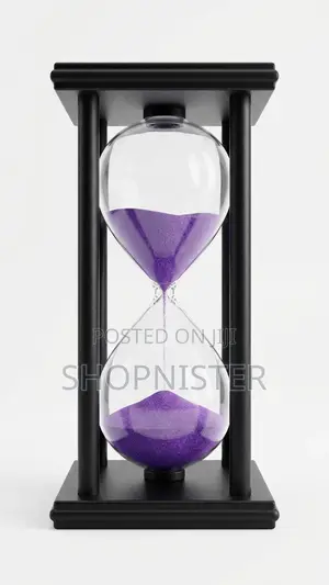 Luxury 30-Minute Purple Sand Hourglass