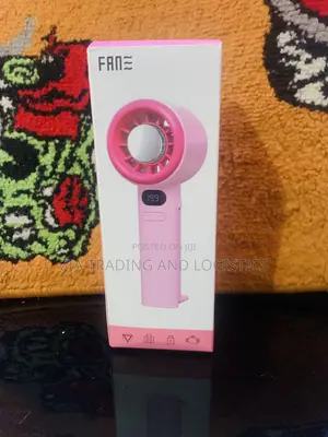 3000mah Portable Rechargeable Mini Hand Fan - Grey/Purple