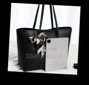 Solid Strap Tote Bag