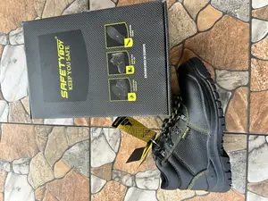 Steel Toe Safety Shoes Or Protective Work Boots