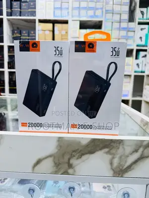 External Battery Wuw Y155 35w 20000mah Black