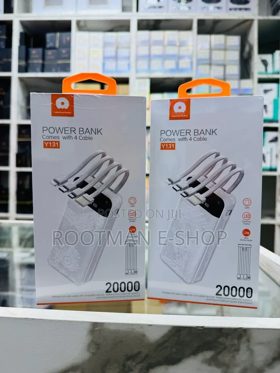 Wuw-Y131 20000mah Power Bank – High Capacity Portable Charger