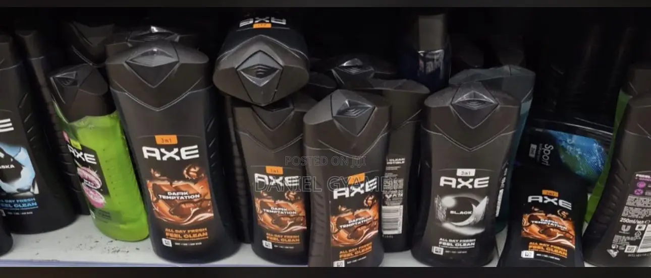 Axe 3-in-1body Wash Imported From Germany(Alaska /Black /Fifa Edition)