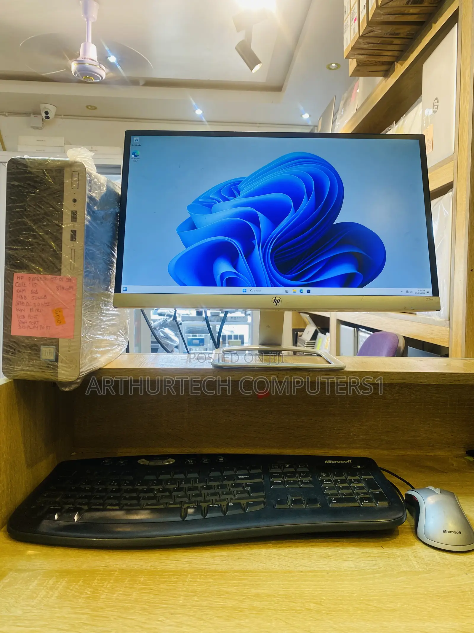 Desktop Computer HP ProDesk 400 G5 8GB Intel Core i5 HDD 500GB