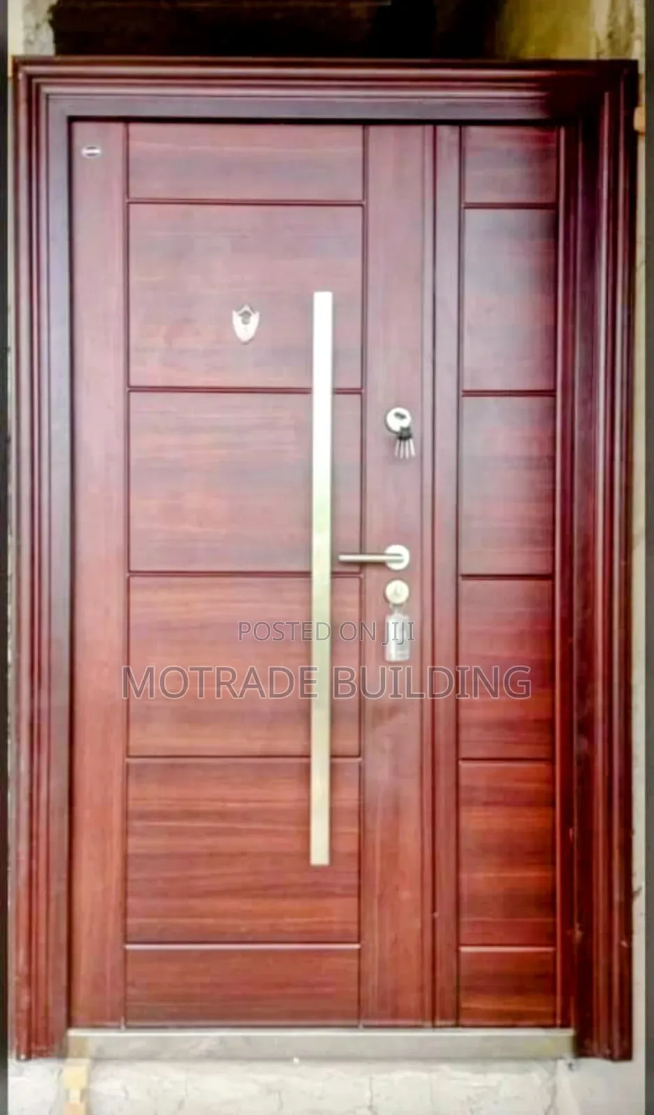 One Half ( Italian) Security Doors Wooden Design