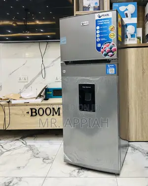 Manual Defrost Pearl Pf-2521w0-5e Double Door Electric Fridge 