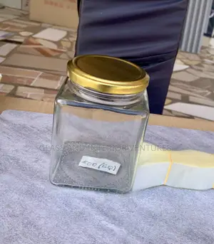 500ml Square Bottle or Jar Available