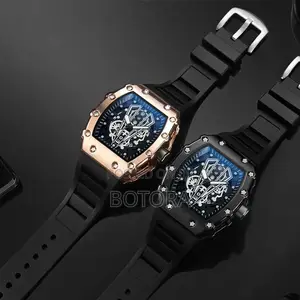 Men’S Square Sport Watch – Quartz Waterproof With Luminous Dial