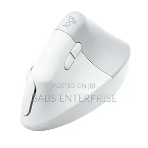 Logitech Lift Wireless Vertical Ergonomic Mouse-Off White